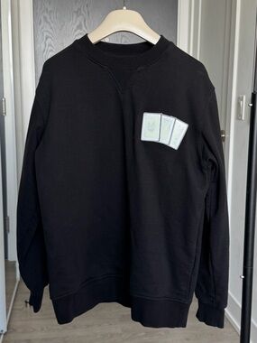 Authentic Christian Dior Sweatshirt x KENNY SCHARF Back Logo Embroidery MEDIUM